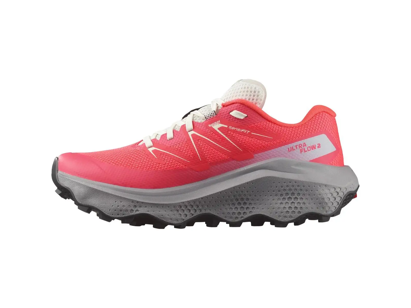 Salomon Ultra Flow 2 dámska bežecká obuv Coral Neon Flame/Gull/Icicle