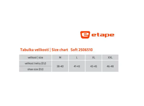 Etape Soft návleky na tretry čierna