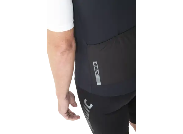 Mavic Essential pánsky dres krátky rukáv Black/White