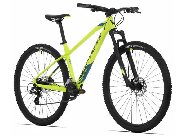 Rock Machine Manhattan 40-29 horský bicykel gloss radioactvie yellow/black/petrol blue