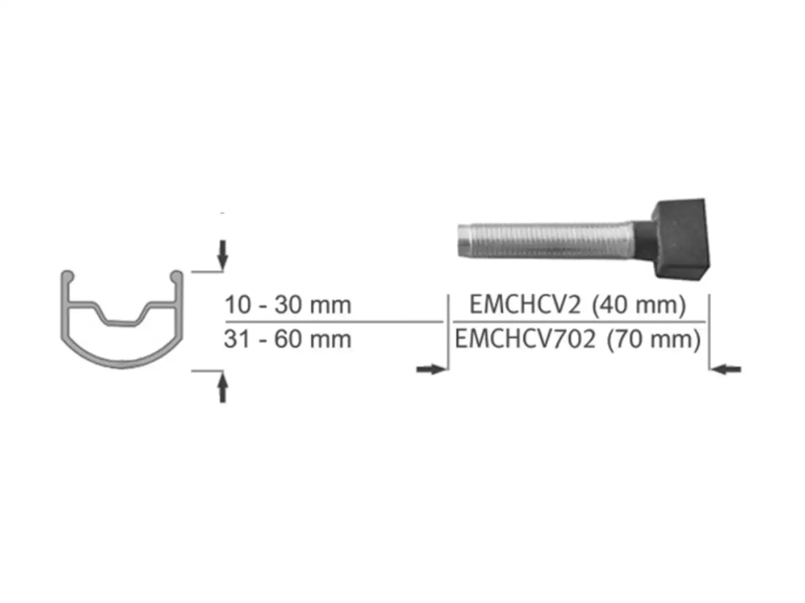 Effetto Mariposa Caffé tubeless ventilky čierne 70mm