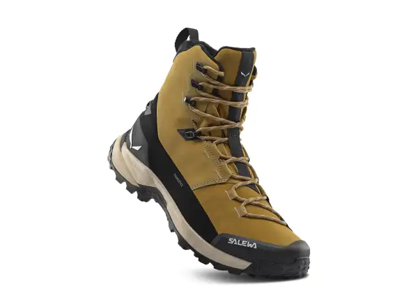 Salewa Puez Winter Mid PTX pánske topánky Golden Brown / Black