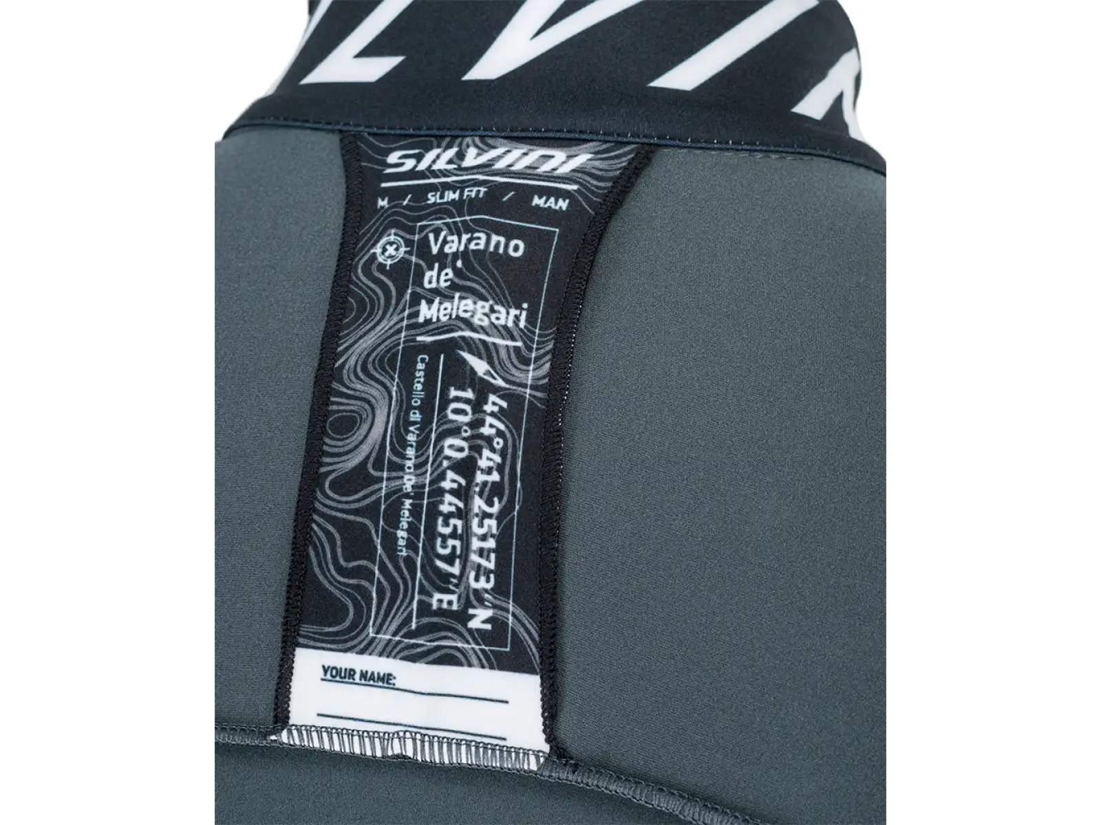 Silvini Varano pánsky dres s dlhým rukávom charcoal