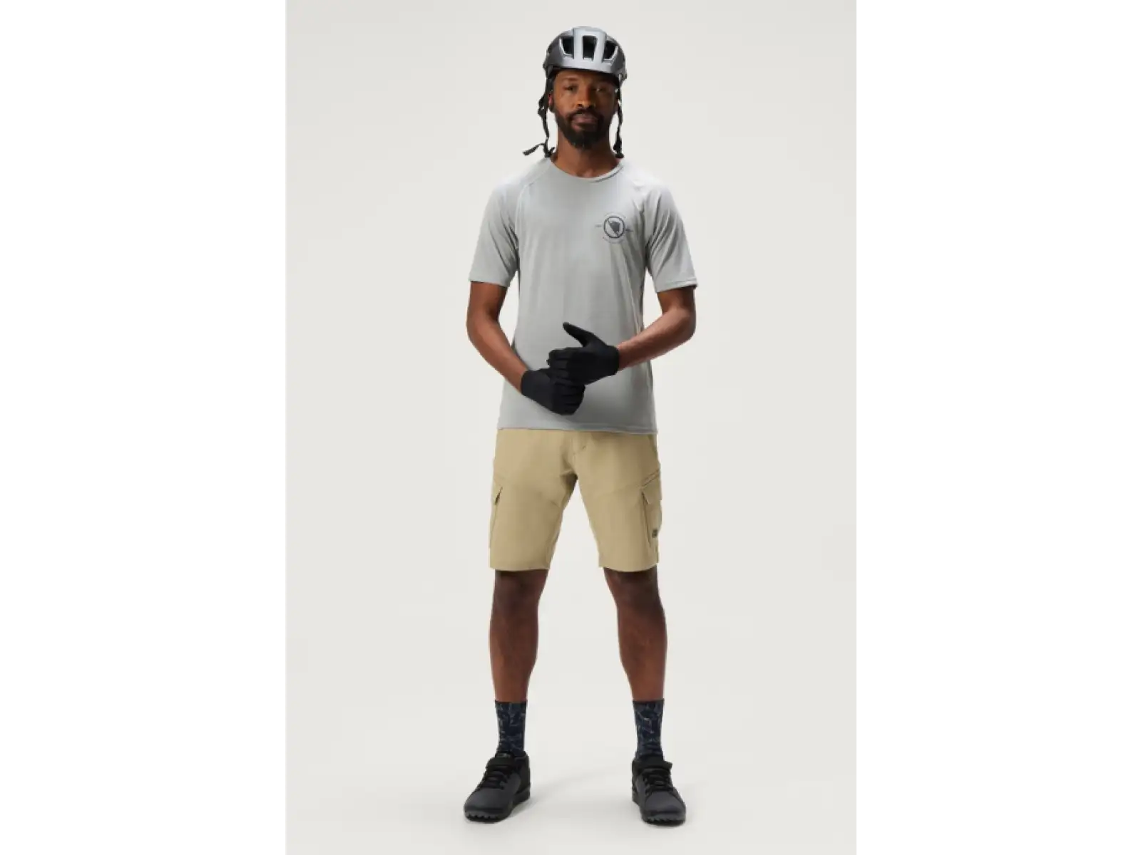Endura Loop pánsky dres krátky rukáv Dreich Grey