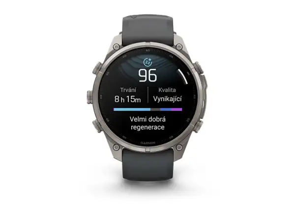 Garmin Fénix 9 Pro inReach 47 mm inteligentné hodinky Carbon gray DLC Titanium Black/Pebble gray