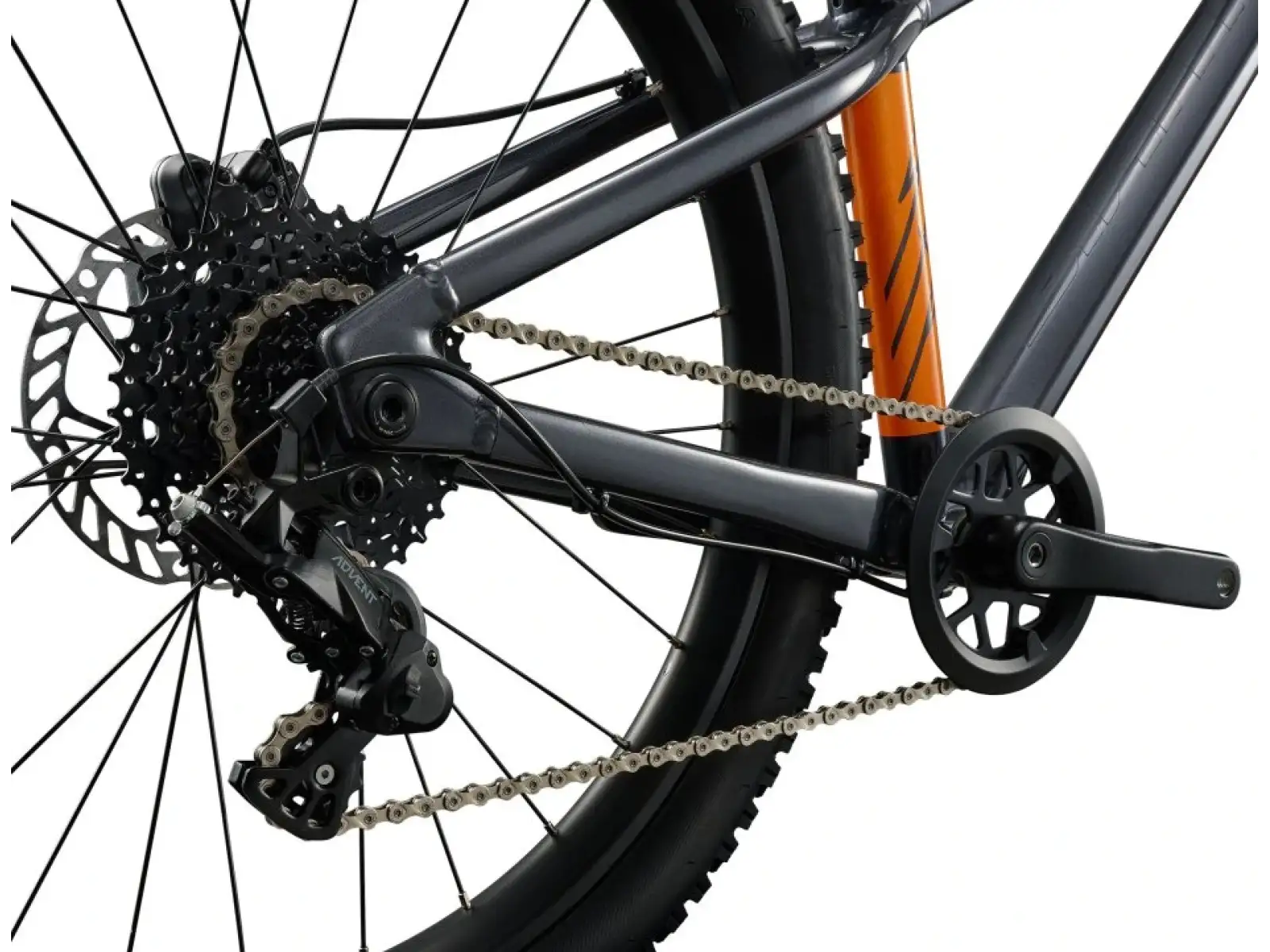 Giant STP 24 detský horský bicykel Black Chrome