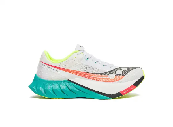 Saucony Endorphin Pro 4 pánska bežecká obuv white/mutant