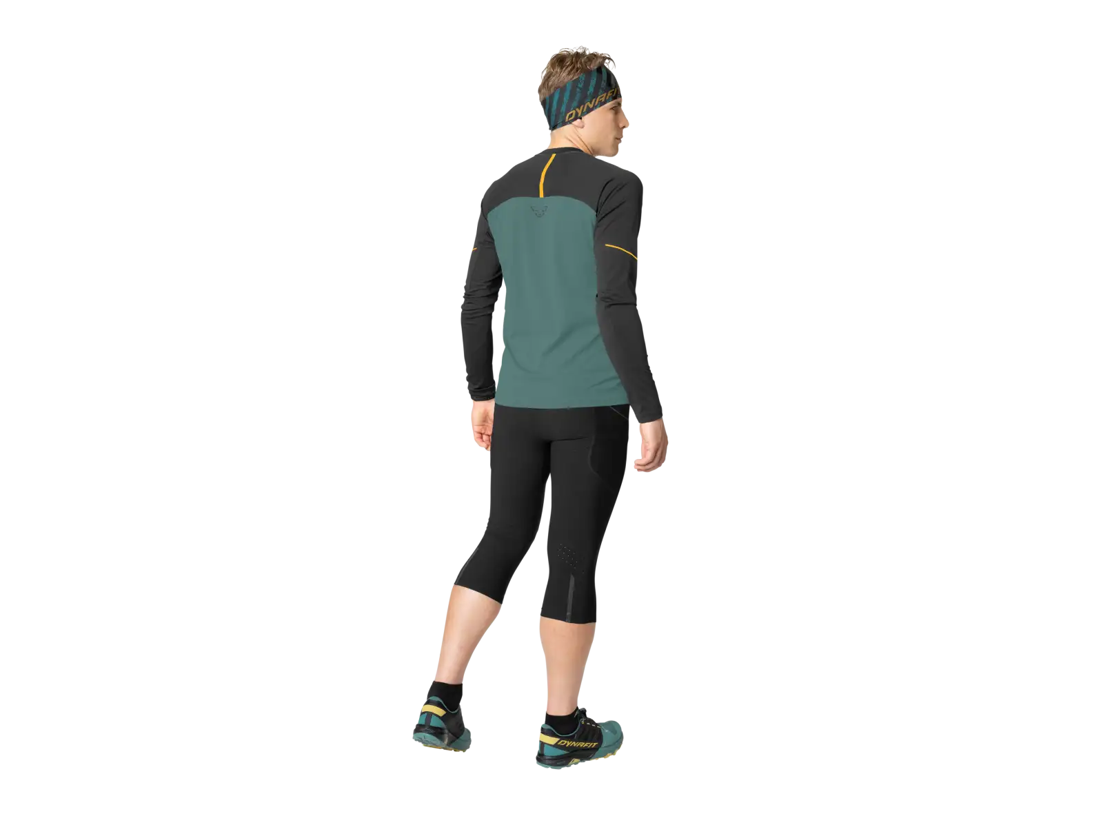 Dynafit Alpine 3/4 pánske bežecké nohavice Black Out