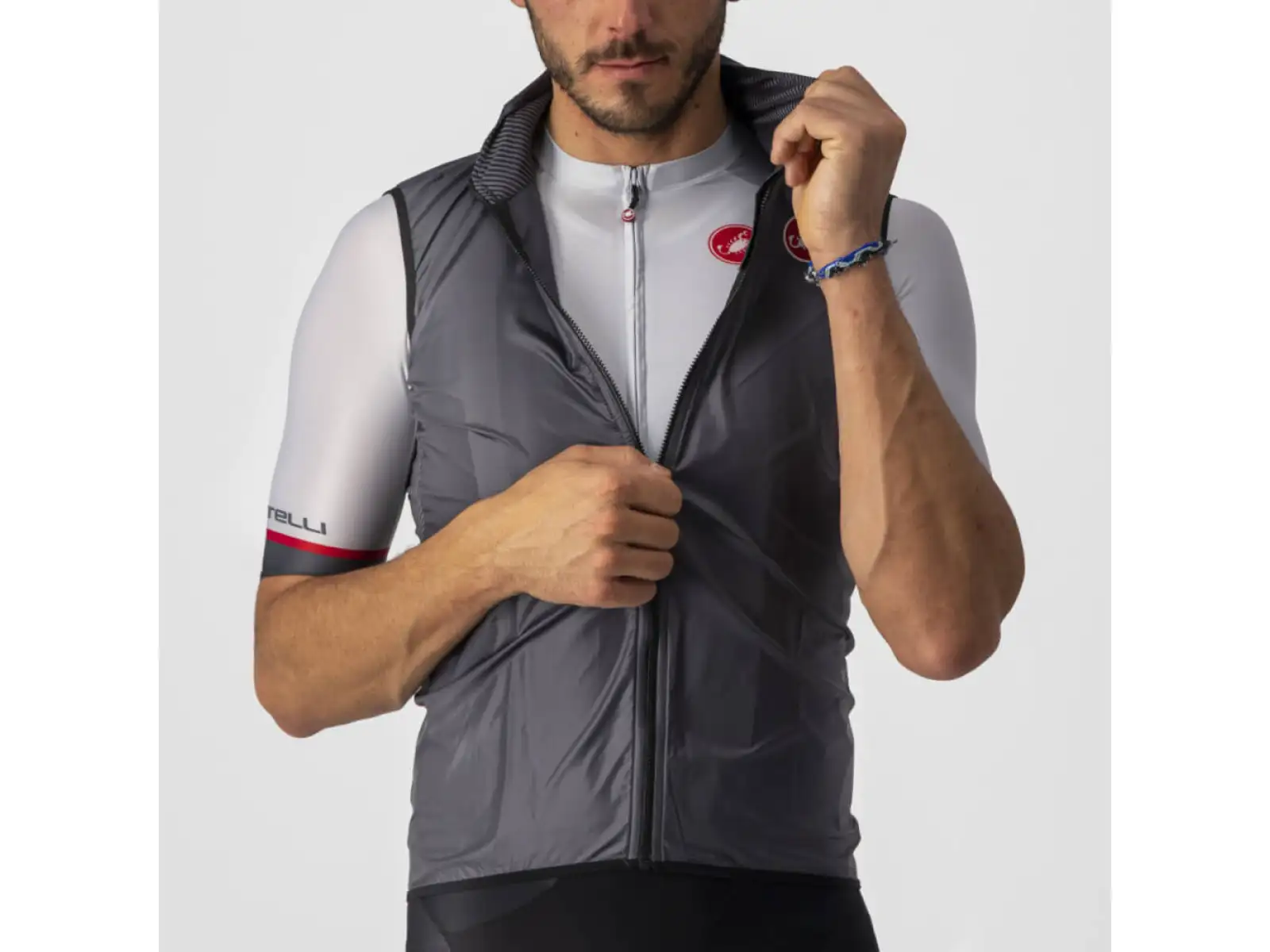 Castelli Aria pánska vesta Dark Grey