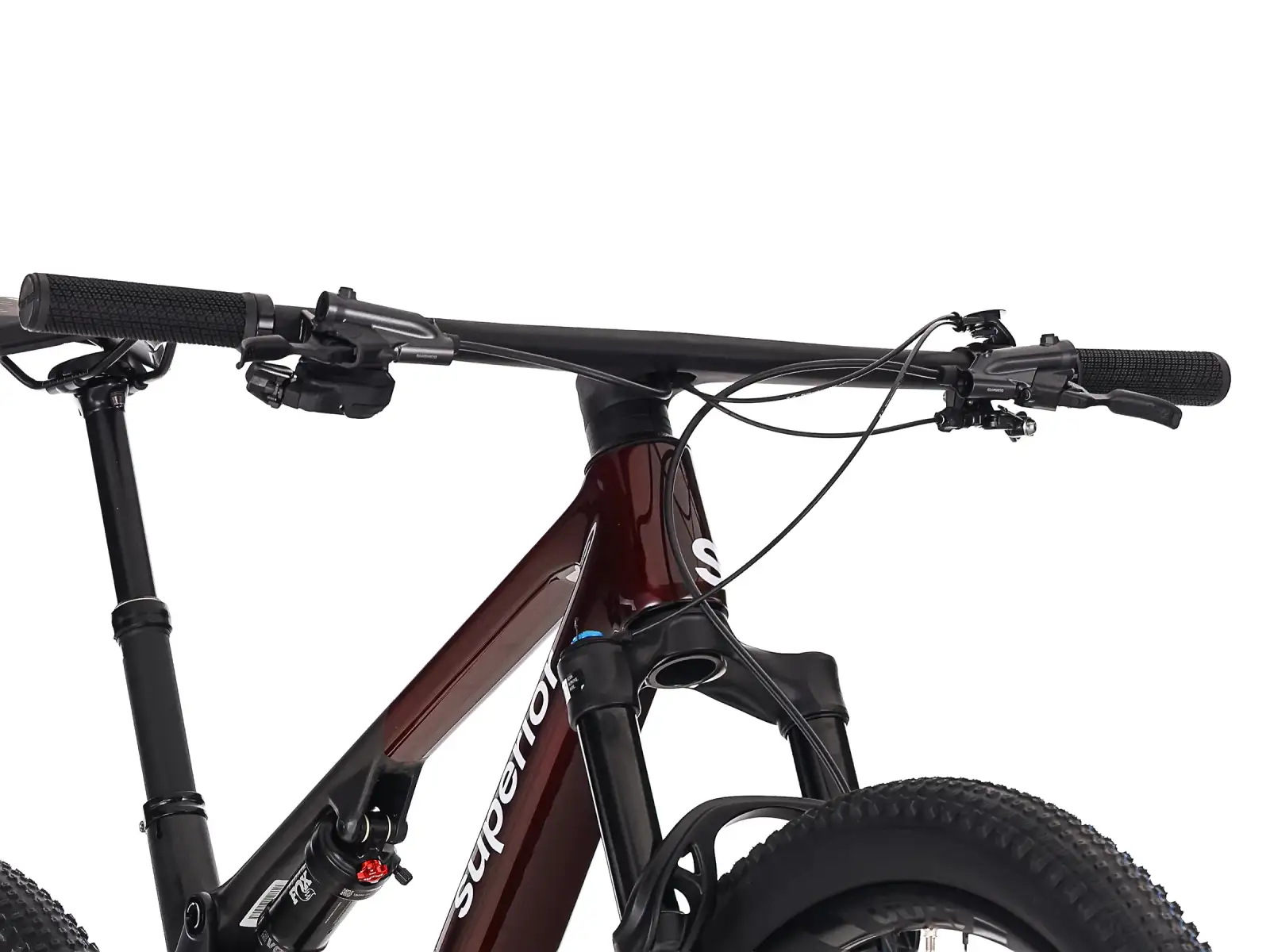 Superior XF 9.6 Team celoodpružené Red Carbon/Matte Carbon