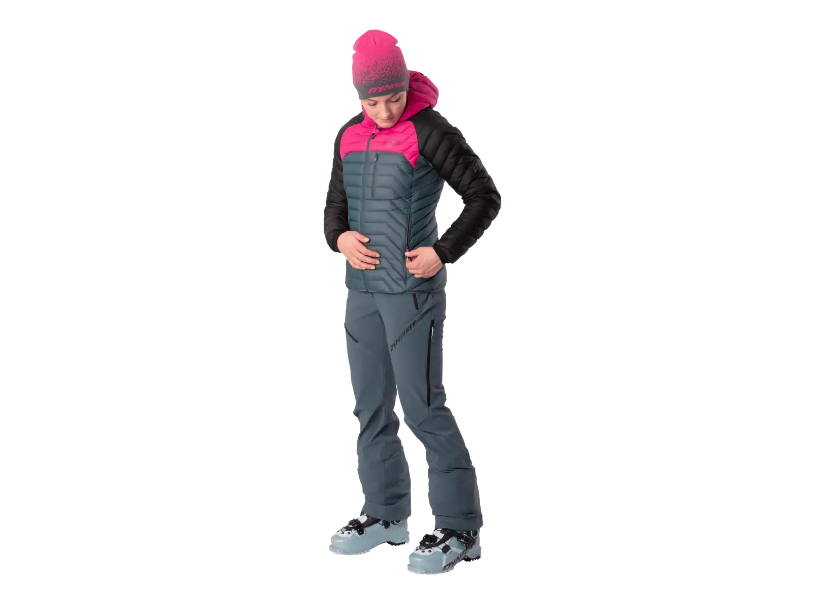 Dynafit Radical Down Hooded dámska Bunda Black Out/6550/0720