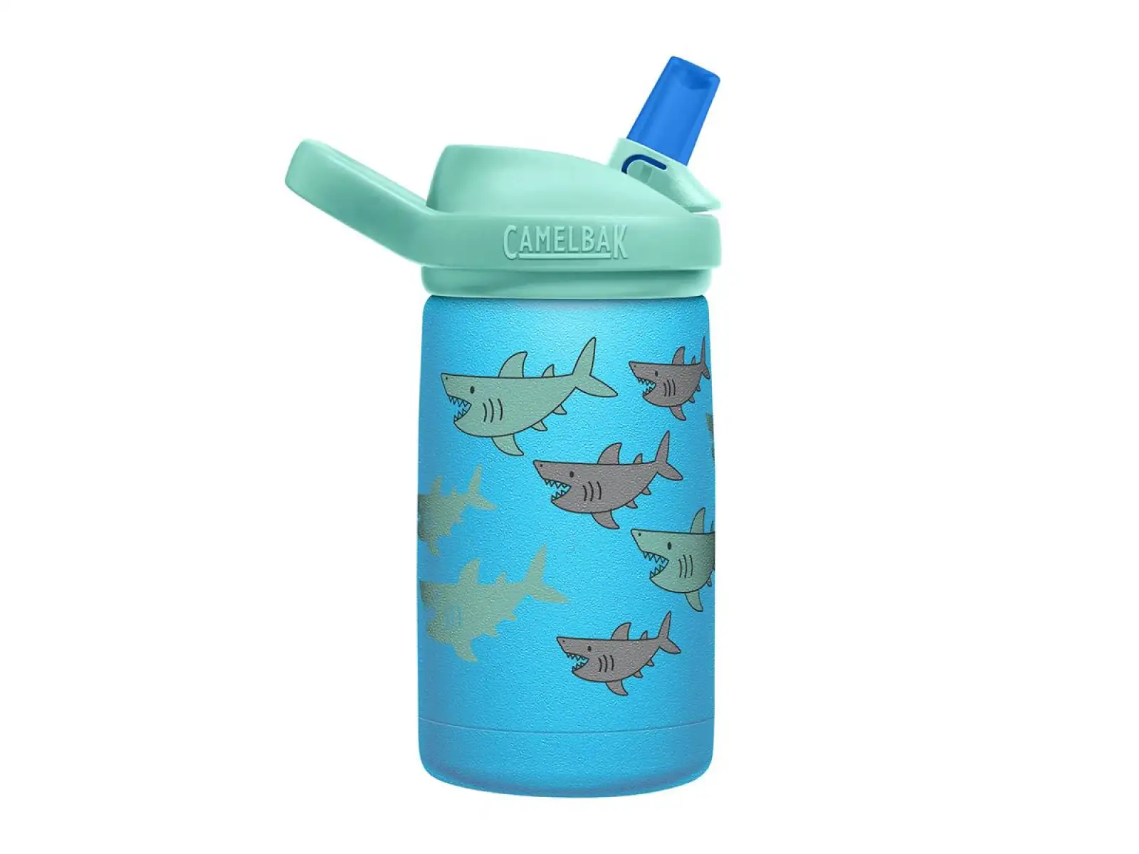 Camelbak Eddy+ Kids Vacuum Stainless fľaša 0,35 l School of Sharks