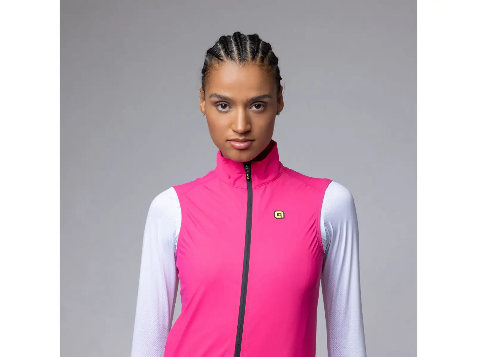 Alé Klimatik Guscio Racing 2.0 dámska cyklistická vesta Fuchsia