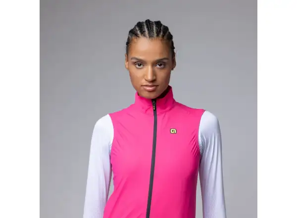 Alé Klimatik Guscio Racing 2.0 dámska cyklistická vesta Fuchsia