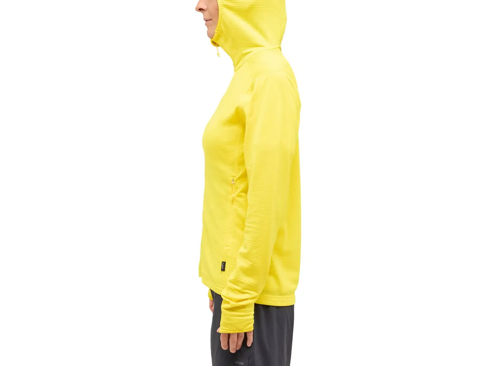 Haglöfs L.I.M Mid Multi Hood dámska mikina s kapucňou žltá