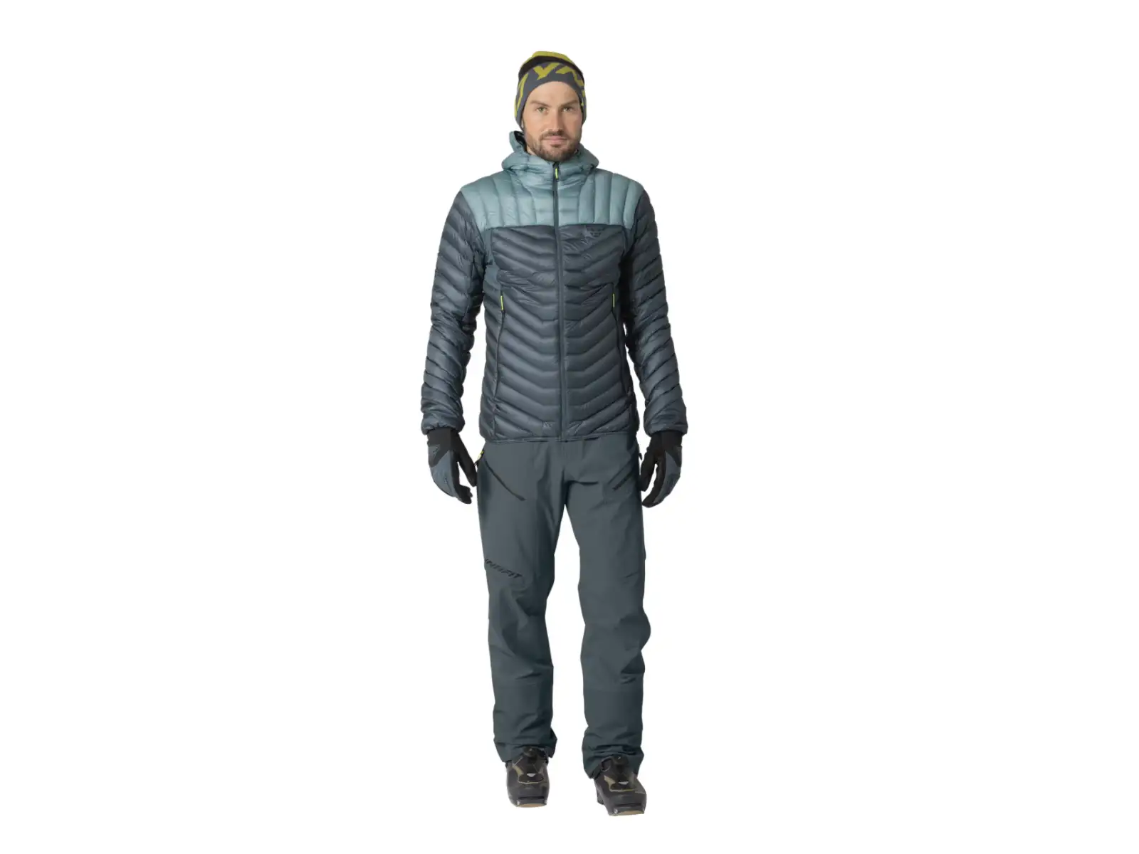 Dynafit Ridge Ultralight Down pánska bunda Smoke Blue