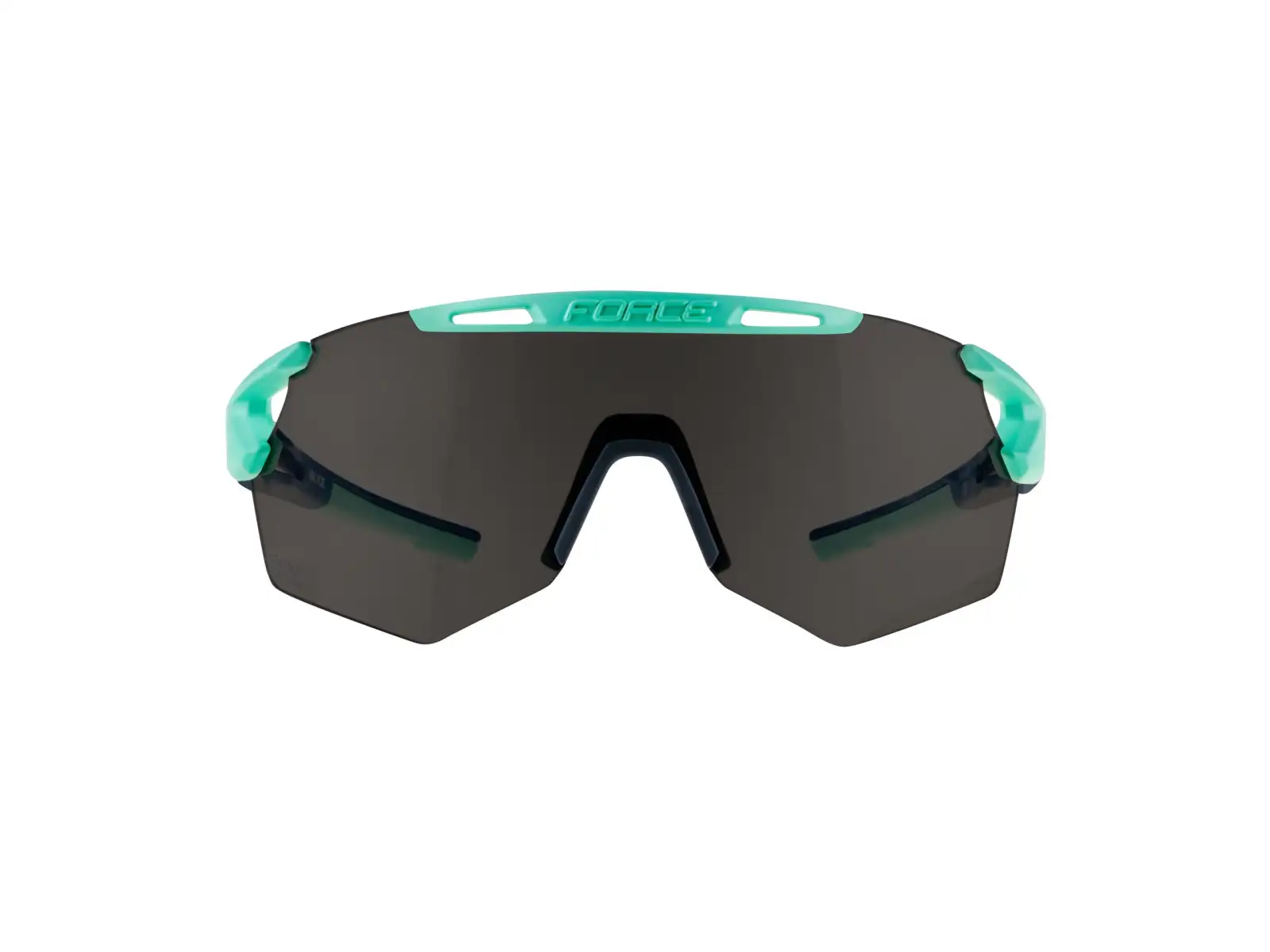 Force Arcade  cyklistické okuliare Mint-stormy Blue/čierne polarizačné sklá