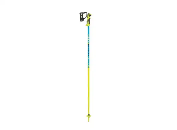 Detské zjazdové palice Leki Spitfire Lite S neon yellow/blue/white