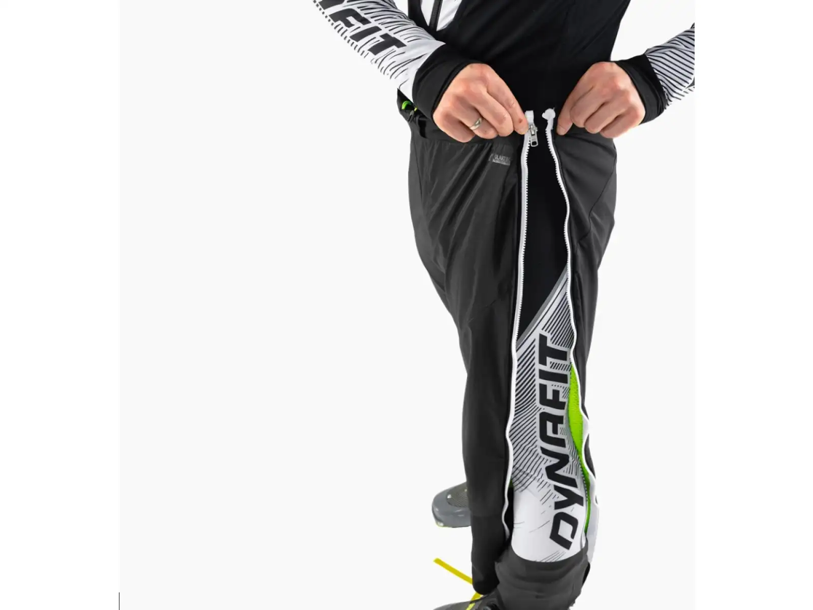 Dynafit DNA Polartec Alpha unisex nohavice black out nimbus