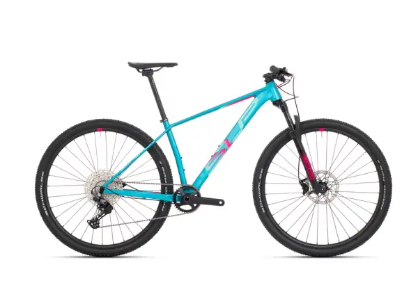 Horský bicykel Superior XP 909 2021 Matte Turquoise/Pink Red