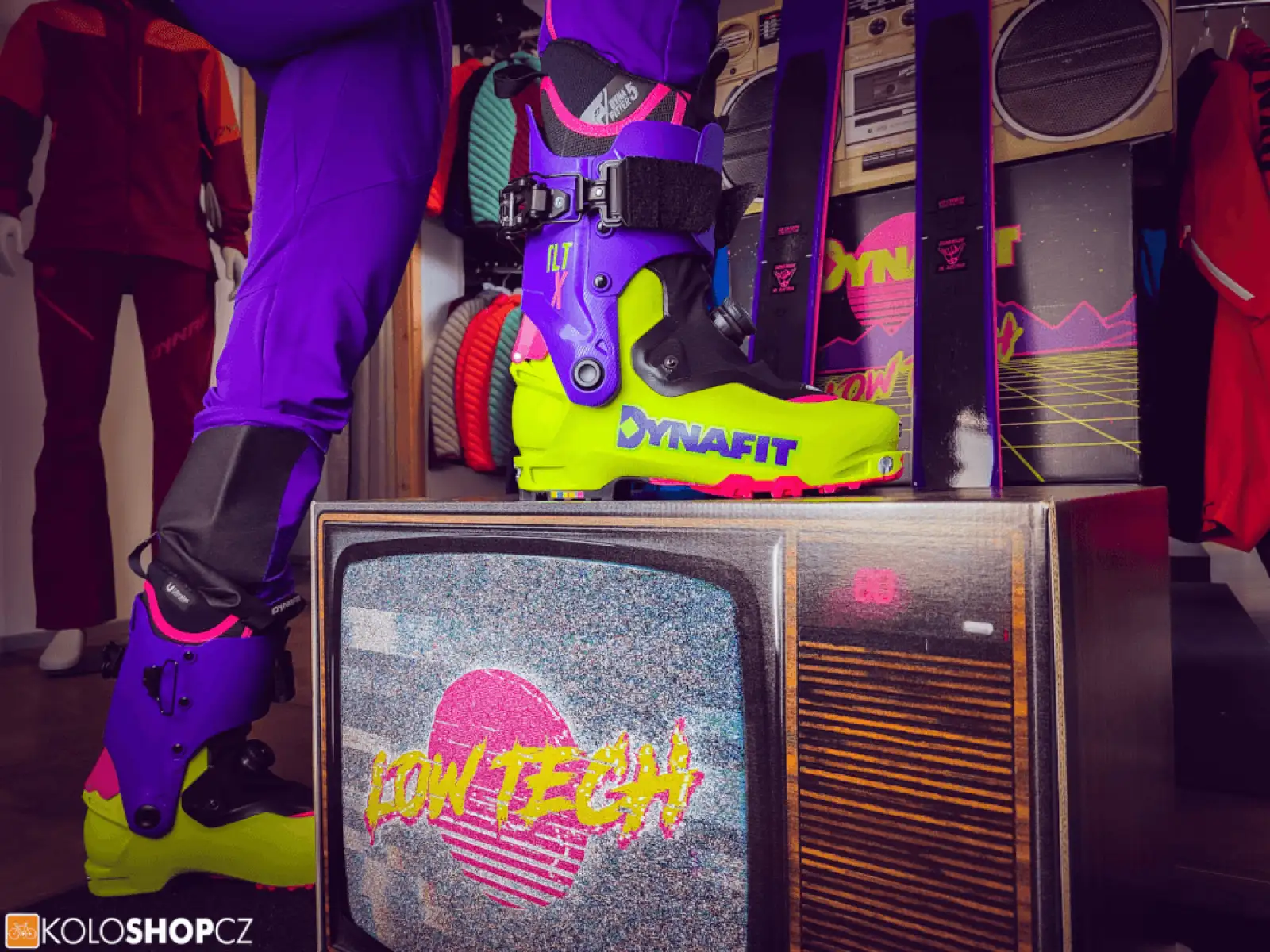 Dynafit Low Tech Boot skialpové topánky Cactus Purple Haze