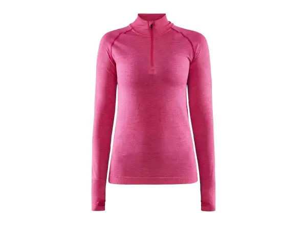 Craft CORE Dry Active Comfort Zip dámska mikina dlhý rukáv ružová
