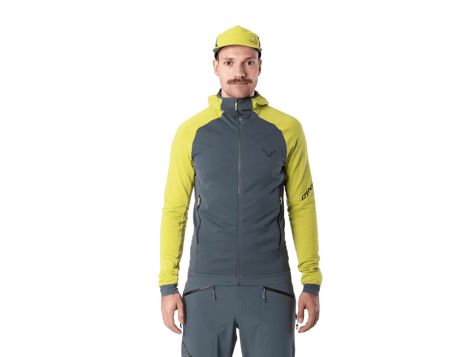 Dynafit Radical Polartec Hooded pánska bunda Golden Lime/0720