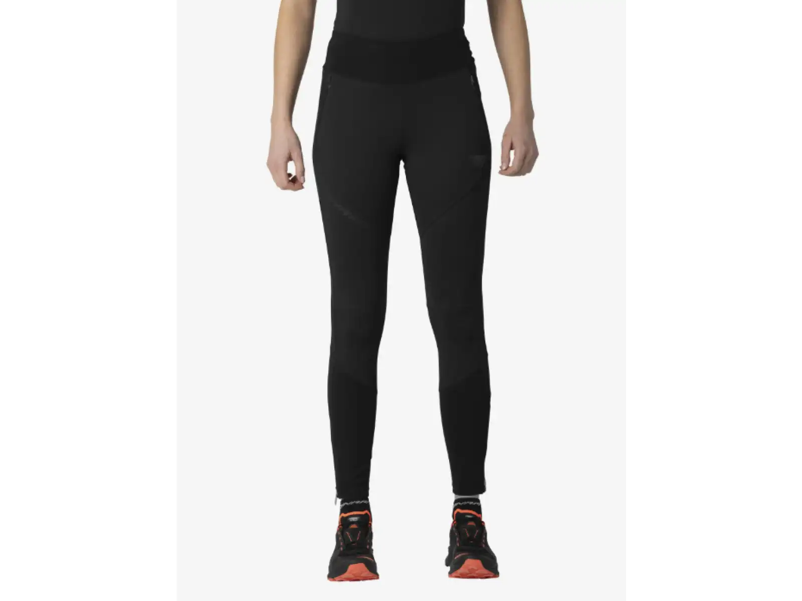 Dynafit Alpine Softshell Hybrid dámske bežecké nohavice Black Out