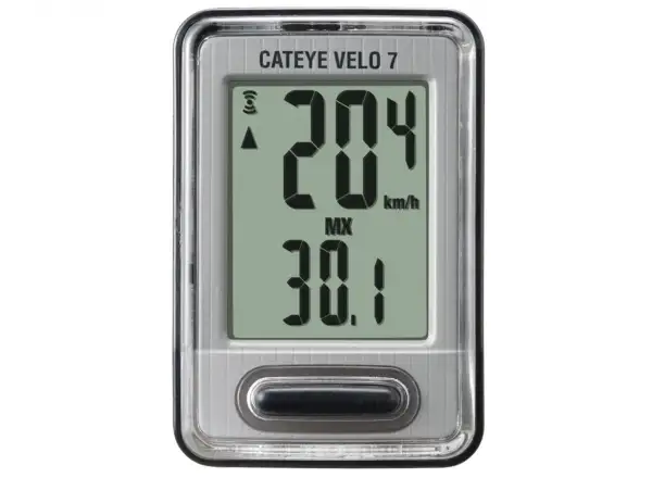 Počítač CatEye Velo 7 VL520 čierny/strieborný