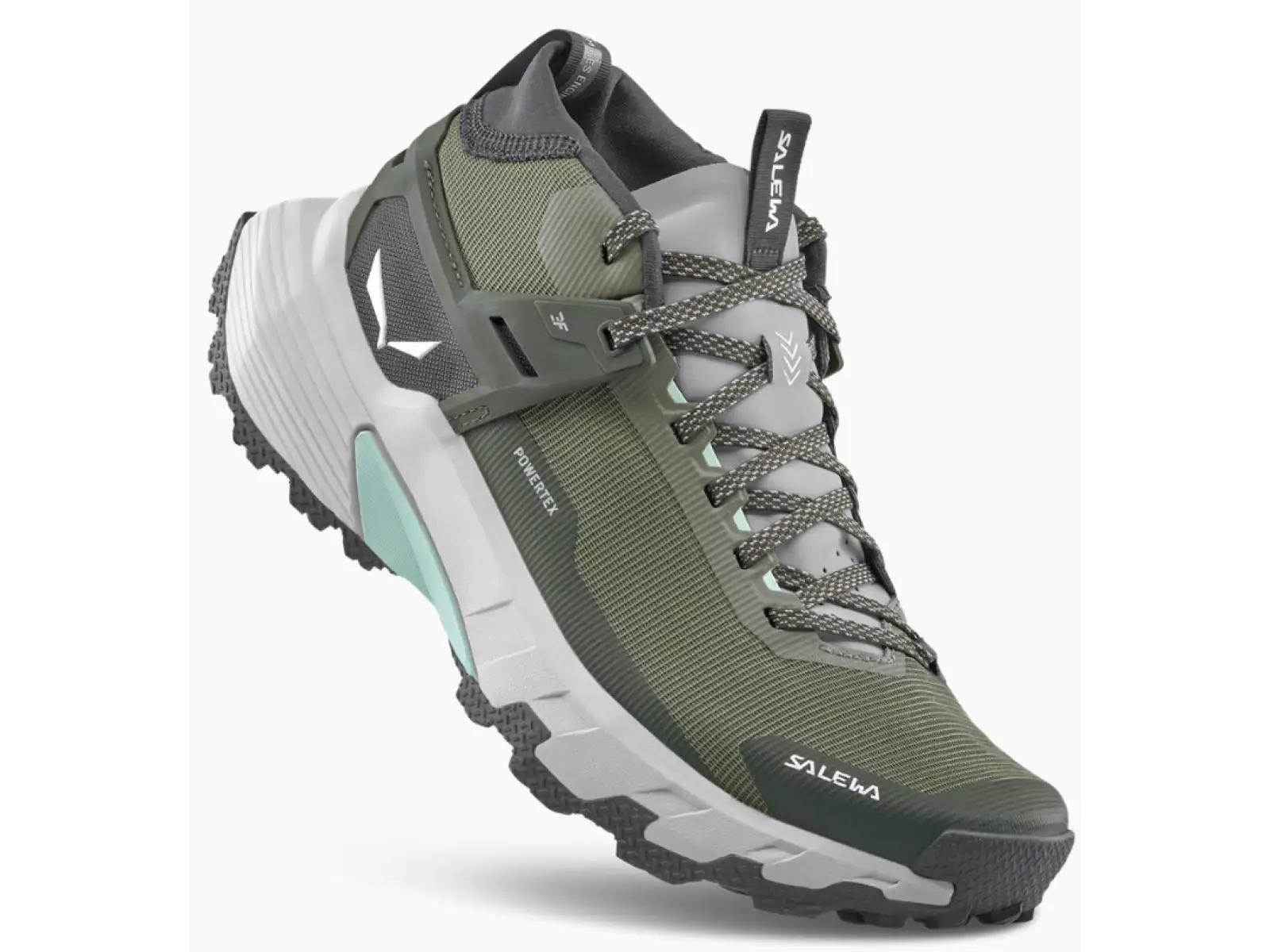 Salewa Pedroc 2 MID PTX dámske topánky Faded Green / Dark Olive
