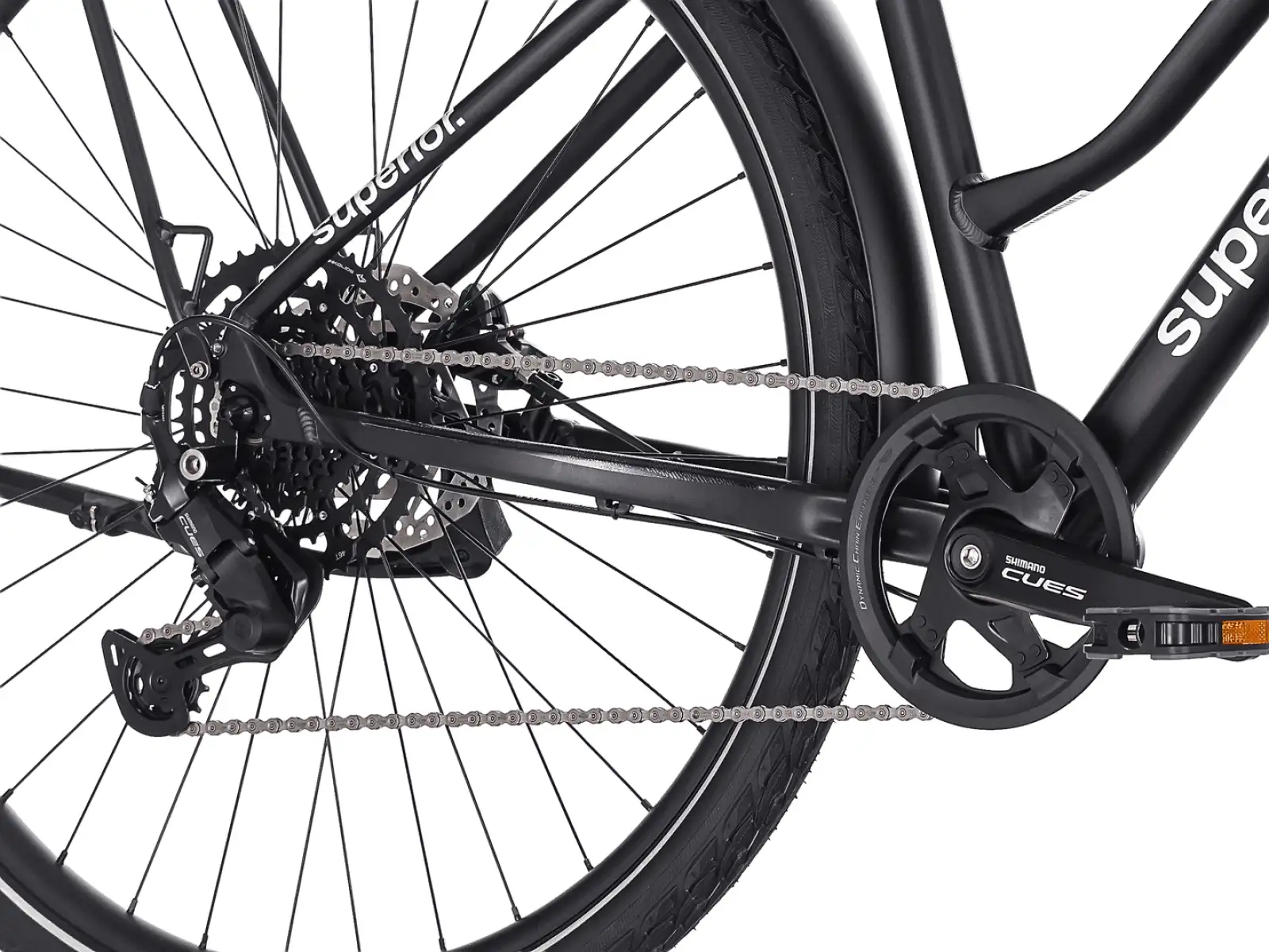 Superior Blox 6.4 T MS mestský bicykel Matte Black