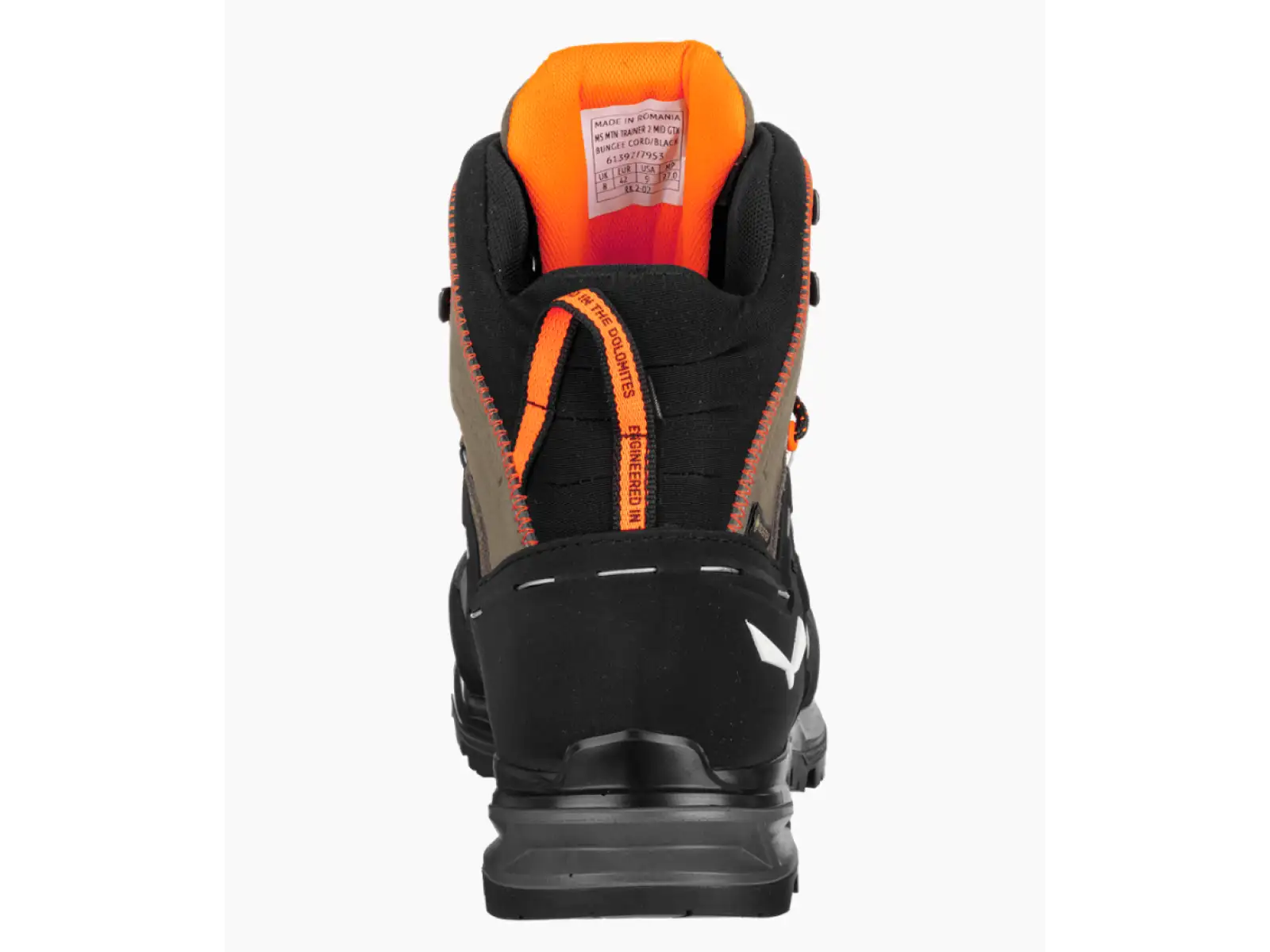 Salewa Mountain Trainer 2 Mid GTX pánske trekové topánky Brown Bungee Cord/Black