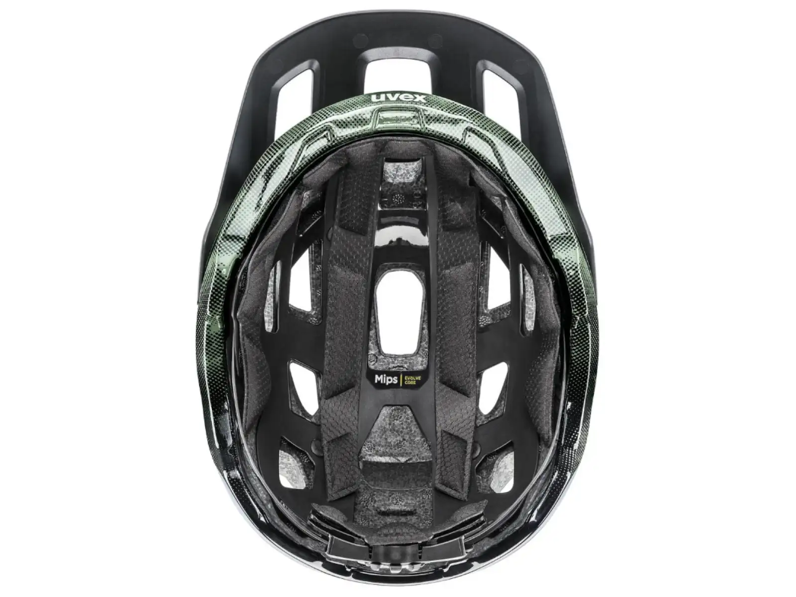 Uvex React MIPS MTB prilba Moss Green/Black Matt