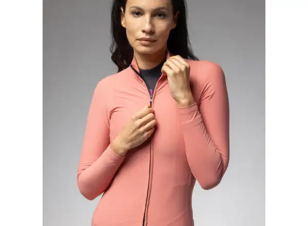Alé R-EV1 Warm Race 2.0 dámsky zateplený dres dlhý rukáv Baroque Rose