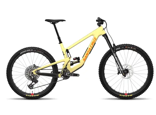 Santa Cruz Nomad 6 CC MX X0 AXS RSV celoodpružený bicykel Gloss Marigold Yellow