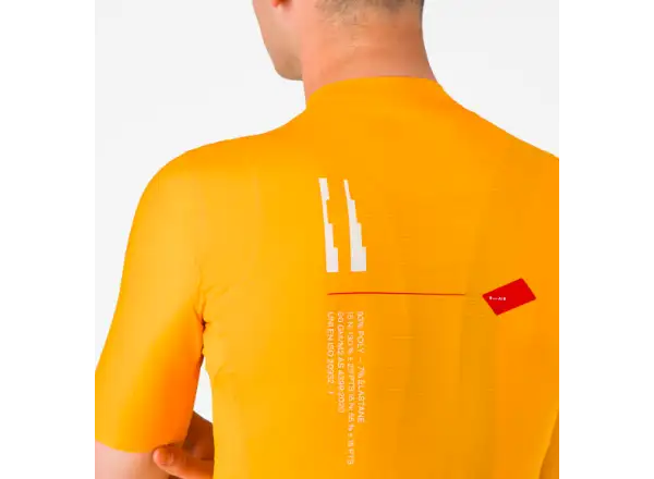 Castelli Espresso R-A/D pánsky dres krátky rukáv Vivid Orange