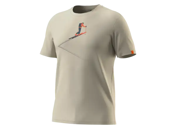Dynafit Graphic Cotton pánske tričko krátky rukáv Smoke Blue/Tabloid