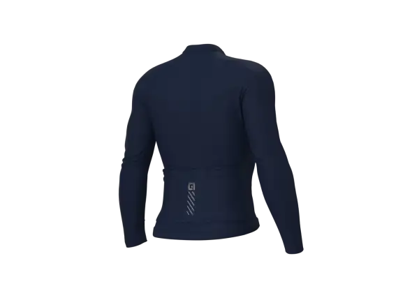 Alé Pragma Color Block pánsky cyklistický dres dlhý rukáv Navy Blue
