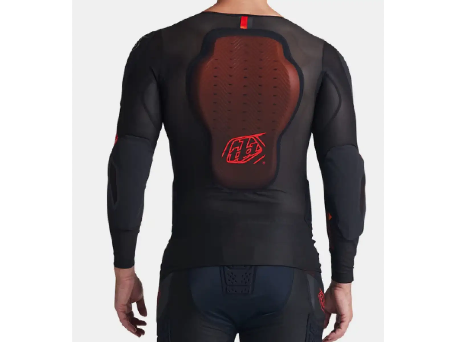 Troy Lee Designs Stage Ghost D3O Solid ochranná vesta s dlhým rukávom Black