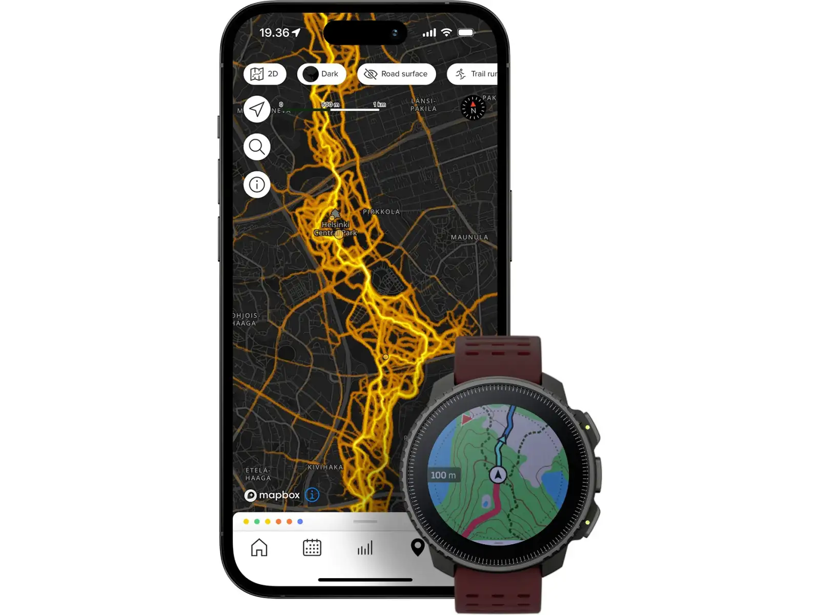 Suunto Vertical smartwatch Black Ruby