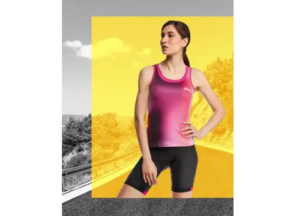 Dámsky dres bez rukávov Dotout Flash Magenta