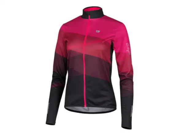 Etape Gaia dámsky dres dlhý rukáv magenta/čierna