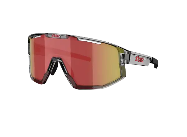 Bliz Fusion slnečné okuliare Transparent Dark Grey/Brow Red Multi