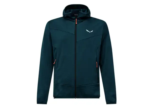Salewa Puez Altavia Polarlite Hooded pánska mikina Pond Blue