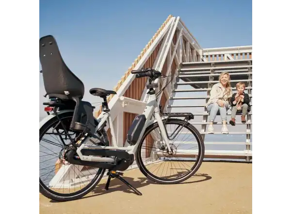 Urban Iki Ta-ke zadná sedačka na bicykel pre MIK nosiče Bincho Black/Kurumi Brown