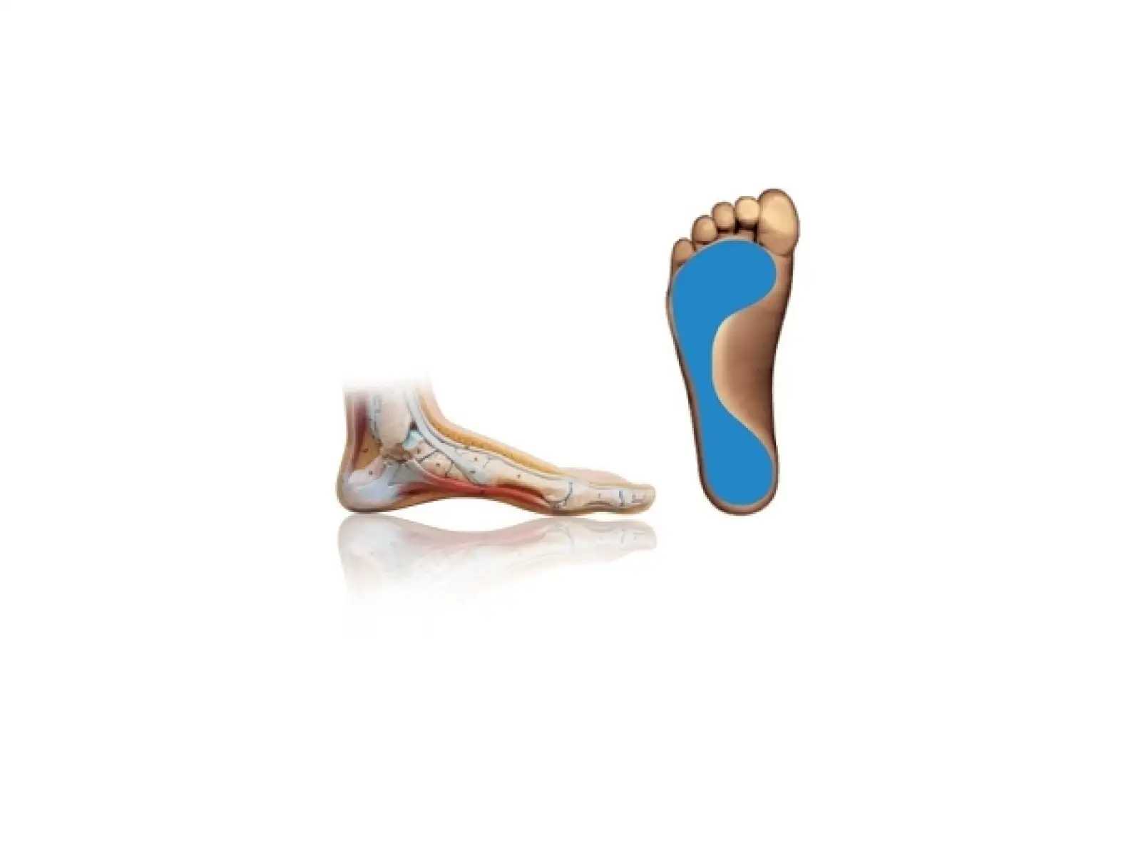 Sidas 3feet Comfort SK Mid Arch vložky do topánok stredná klenba 1 pár