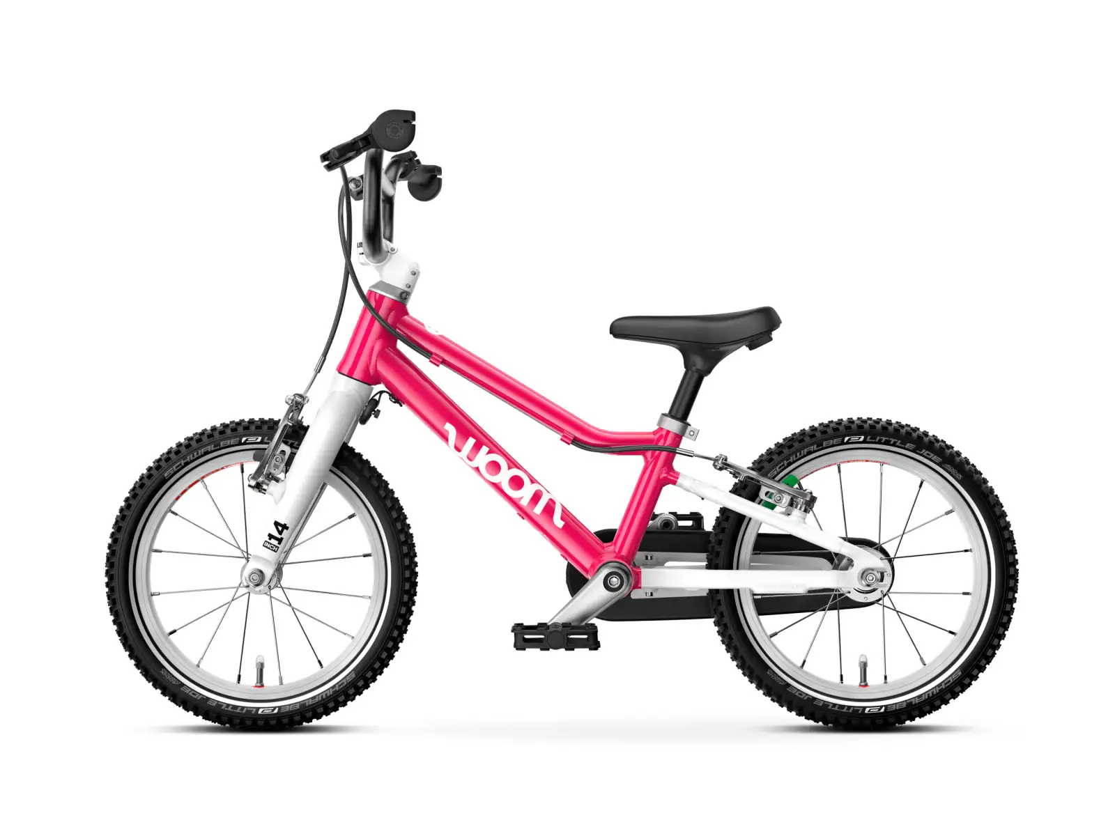 Woom GO 2 Hot Pink 14 detský bicykel