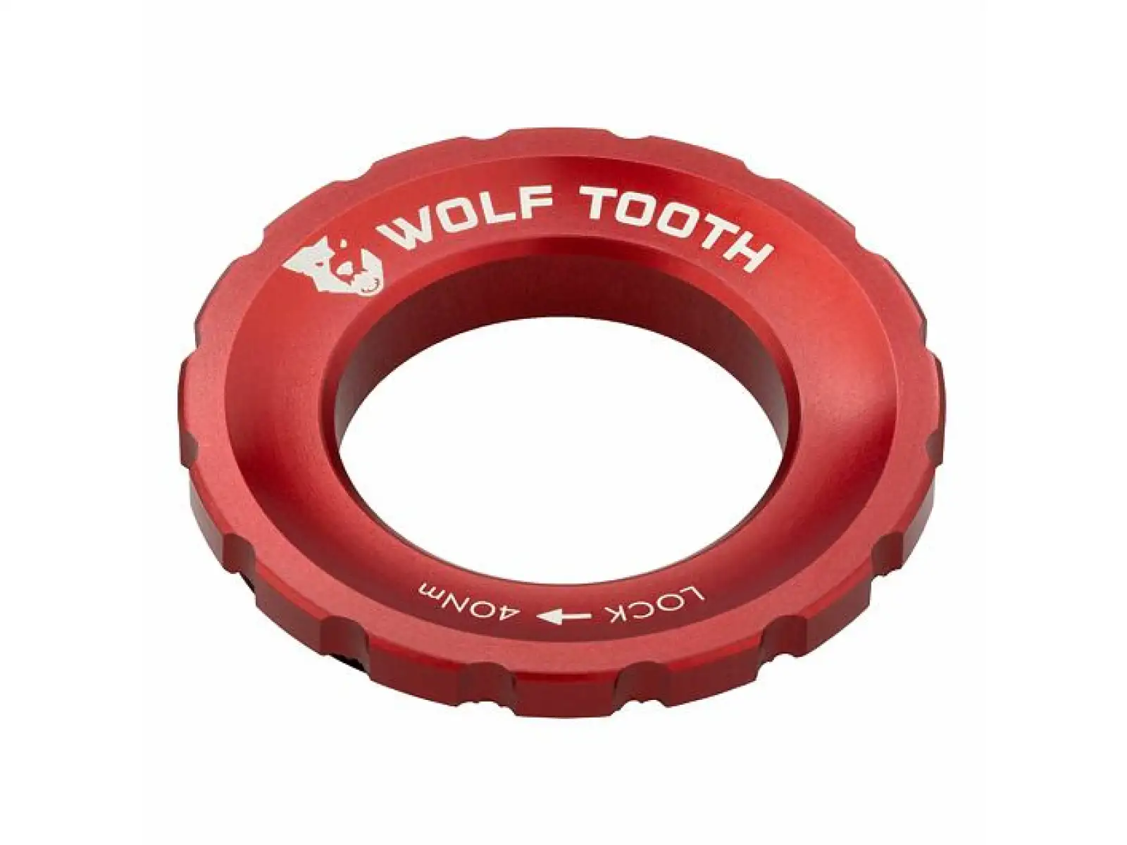 Wolf Tooth Centerlock externá matica červená
