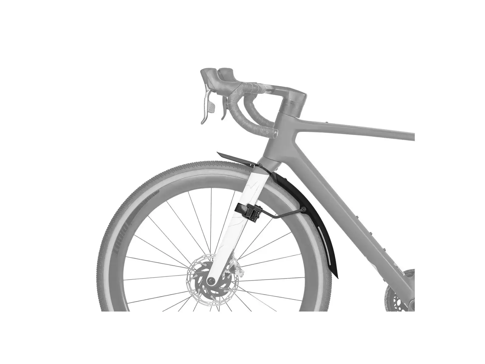 Topeak TetraFender G1 predný gravel blatník reflective sticker