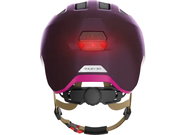 Abus Smiley 3.0 ACE LED detská prilba Royal Purple